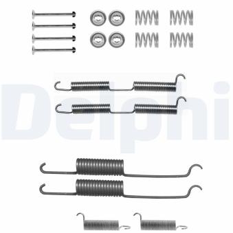 Kit d'accessoires, mâchoire de frein DELPHI LY1124