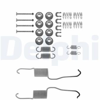 Kit d'accessoires, mâchoire de frein DELPHI [LY1184]