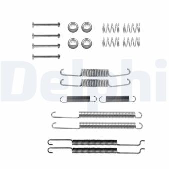 Kit d'accessoires, mâchoire de frein DELPHI LY1206 pour PEUGEOT 405 1.9 TDI - 110cv