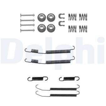 Kit d'accessoires, mâchoire de frein DELPHI LY1235 pour SUBARU FORESTER 2.5 - 211cv