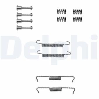 Kit d'accessoires, mâchoires de frein de stationnement DELPHI LY1330 pour VOLKSWAGEN TRANSPORTER - COMBI 1.9 TDI - 84cv