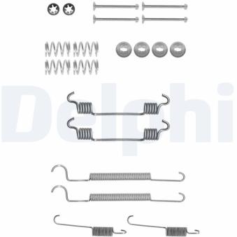 Kit d'accessoires, mâchoire de frein DELPHI LY1359 pour DAEWOO REZZO 1.8 - 98cv