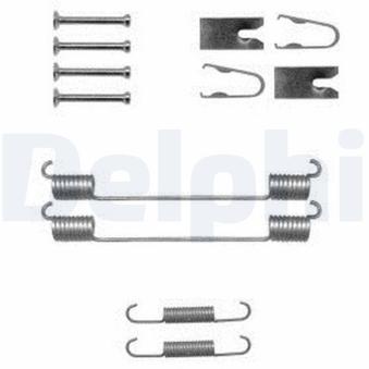 Kit d'accessoires, mâchoire de frein DELPHI LY1369 pour OPEL OMEGA 1.7 CDTI - 110cv