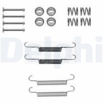 Kit d'accessoires, mâchoires de frein de stationnement DELPHI [LY1377]