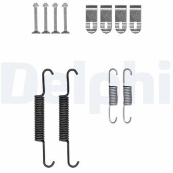 Kit d'accessoires, mâchoires de frein de stationnement DELPHI LY1413 pour OPEL ANTARA 2.0 CDTI - 170cv