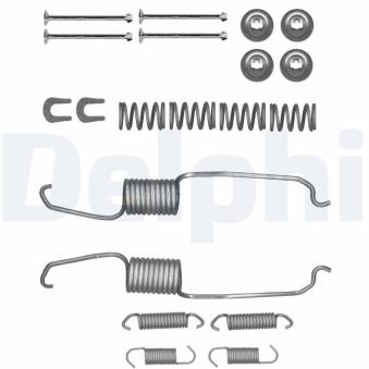 Kit d'accessoires, mâchoire de frein DELPHI [LY1416]