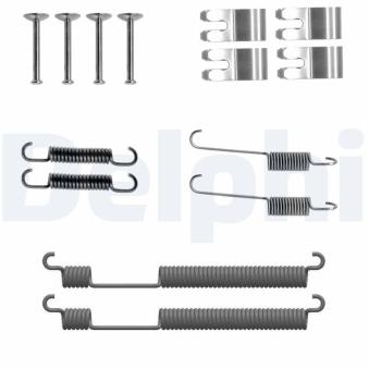 Kit d'accessoires, mâchoire de frein DELPHI LY1439 pour SKODA RAPID 1.0 TSI - 95cv