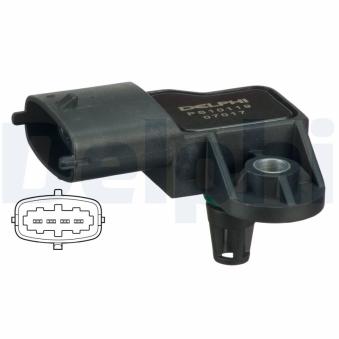 Capteur, pression du tuyau d'admission DELPHI PS10119 pour RENAULT SCENIC 1.9 DCI - 110cv