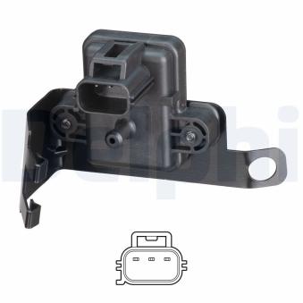 Capteur, pression du tuyau d'admission DELPHI [PS10213]