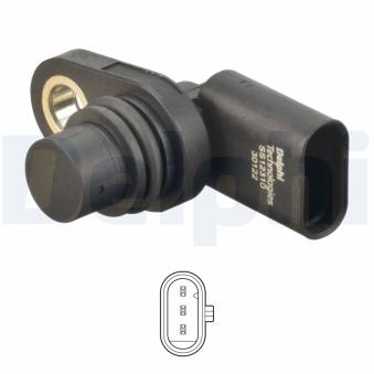 Capteur, position d'arbre à cames DELPHI SS12310-12B1 pour MERCEDES-BENZ CLASSE C C 200 EQ Boost - 184cv