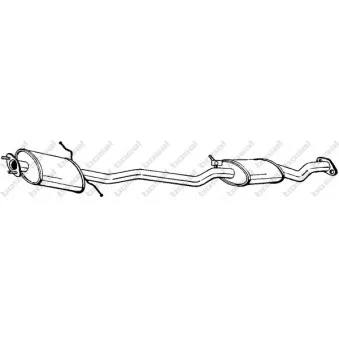 Silencieux avant BOSAL OEM E52640300A Silencieux avant BOSAL OEM E52640300A