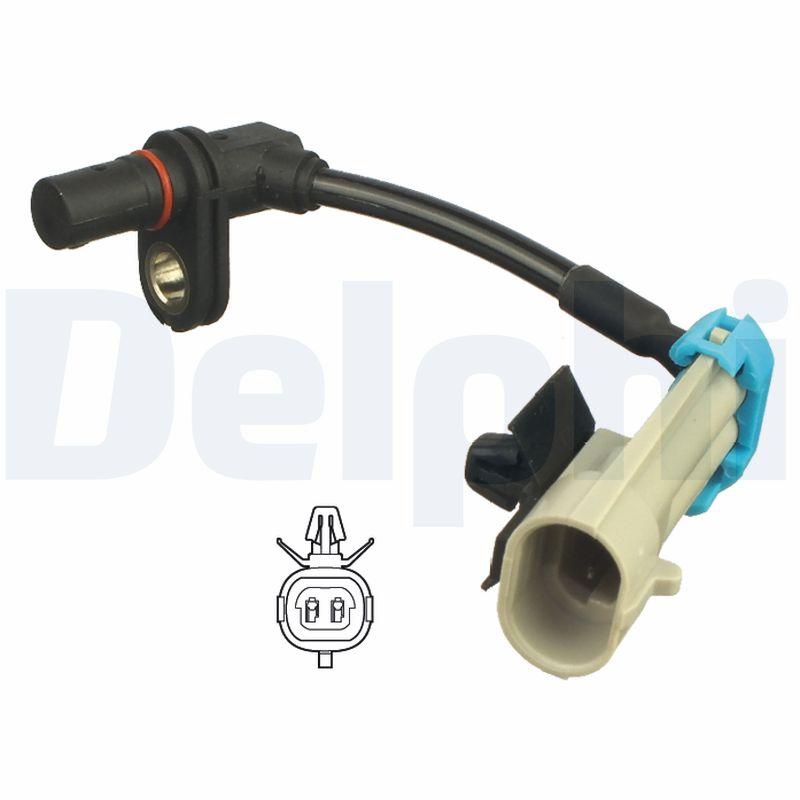 Capteur, vitesse de roue DELPHI SS20317 - Visuel 1