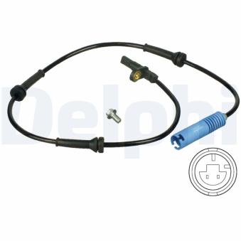 Capteur, vitesse de roue DELPHI OEM SSW000020