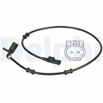 Capteur, vitesse de roue DELPHI SS20341 pour MERCEDES-BENZ CLASSE M ML 350 - 235cv