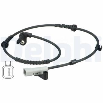 Capteur, vitesse de roue DELPHI SS20363 pour CHEVROLET AVEO 1.4 - 101cv