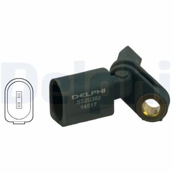 Capteur, vitesse de roue DELPHI [SS20382]