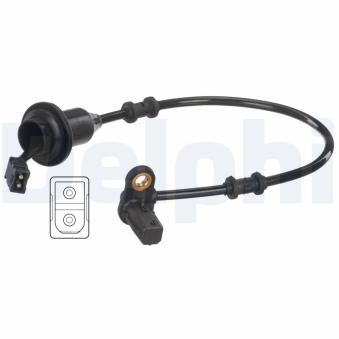 Capteur, vitesse de roue DELPHI [SS20485]