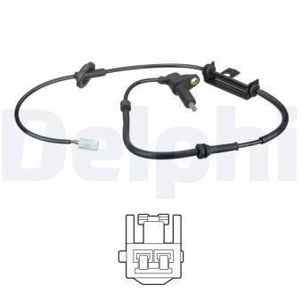 Capteur, vitesse de roue DELPHI SS20506 pour HYUNDAI SANTA FÉ 2.4 16V - 146cv