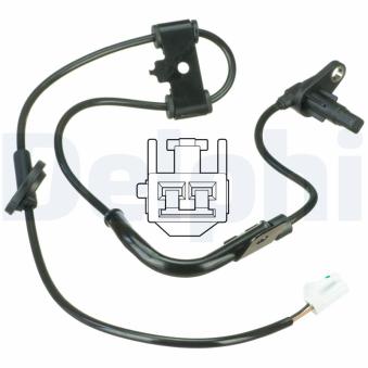 Capteur, vitesse de roue DELPHI SS20528 pour HYUNDAI COUPE 2.7 V6 - 165cv
