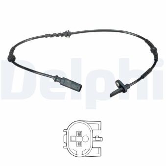 Capteur, vitesse de roue DELPHI OEM 51791153