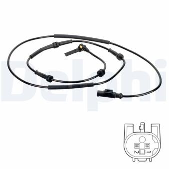 Capteur, vitesse de roue DELPHI SS20635 pour ALFA ROMEO 147 1.9 JTD - 101cv