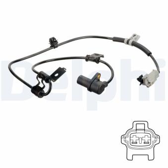 Capteur, vitesse de roue DELPHI SS20643 pour HYUNDAI MATRIX 1.6 - 103cv