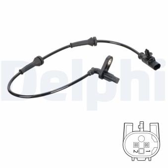 Capteur, vitesse de roue DELPHI SS20788 pour FORD KUGA 1.6 - 110cv