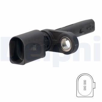 Capteur, vitesse de roue DELPHI SS20794 pour AUDI E-TRON 50 quattro - 313cv