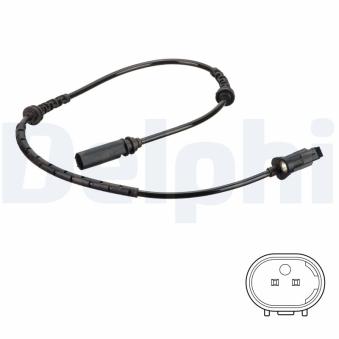 Capteur, vitesse de roue DELPHI SS20804 pour BMW Série 2 214 d - 95cv