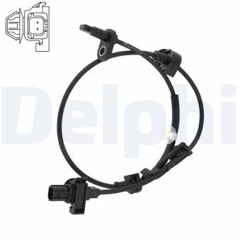 Capteur, vitesse de roue DELPHI [SS21202-12B1]