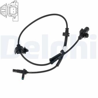 Capteur, vitesse de roue DELPHI [SS21203-12B1]