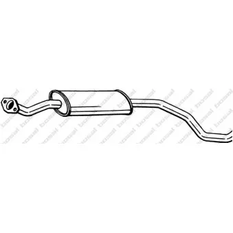 Silencieux central BOSAL 281-579