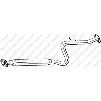 Silencieux central BOSAL 281-743