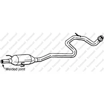 Silencieux central BOSAL 281-899