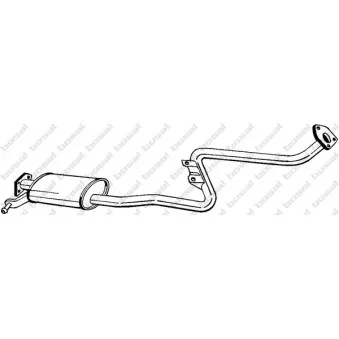 Silencieux central BOSAL 282-259