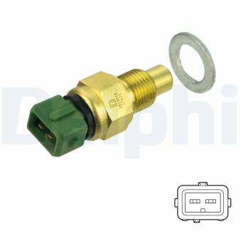 Sonde de température, liquide de refroidissement DELPHI TS10518 pour VOLVO EC40 1.9 D - 70cv