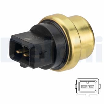 Sonde de température, liquide de refroidissement DELPHI TS10525 pour HONDA LEGEND 1.9 TDI - 110cv