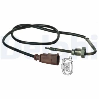 Capteur, température des gaz DELPHI TS30040 pour VOLKSWAGEN MULTIVAN 2.0 TDI - 114cv