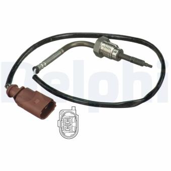 Capteur, température des gaz DELPHI TS30079 pour AUDI A3 1.9 TDI - 105cv