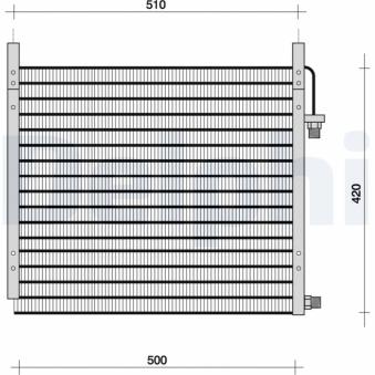 Condenseur, climatisation DELPHI TSP0225003