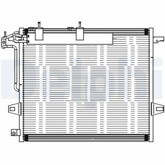 Condenseur, climatisation DELPHI TSP0225687