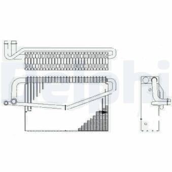 Evaporateur climatisation DELPHI TSP0525188