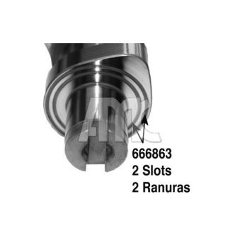 Arbre à came AMC 666863 pour AUDI A3 2.0 TDI - 140cv Arbre à came AMC 666863 pour AUDI A3 2.0 TDI - 140cv