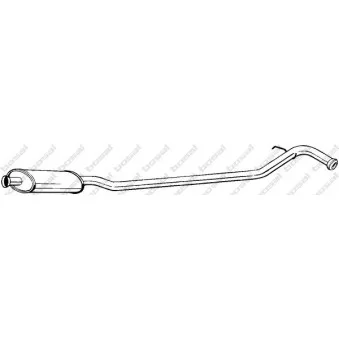 Silencieux central BOSAL 283-217