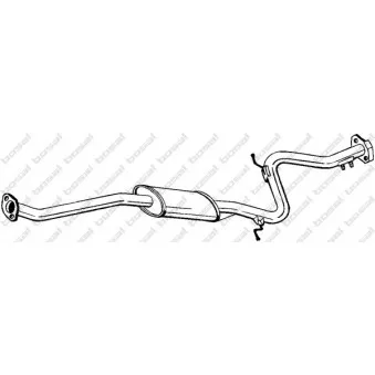 Silencieux central BOSAL 283-375