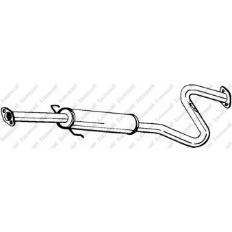 Silencieux central BOSAL 283-525