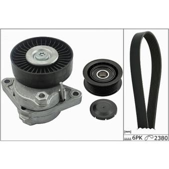 Jeu de courroies trapézoïdales à nervures INA OEM a0002020019 Jeu de courroies trapézoïdales à nervures INA OEM a0002020019