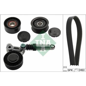 Jeu de courroies trapézoïdales à nervures INA OEM 059145201f Jeu de courroies trapézoïdales à nervures INA OEM 059145201f