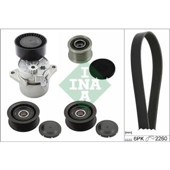 Jeu de courroies trapézoïdales à nervures INA [529 0115 23]