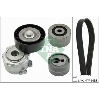 Jeu de courroies trapézoïdales à nervures INA OEM 575157